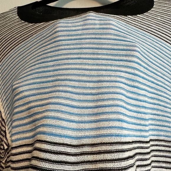 Wildfox Astor Aura Distressed Striped Ruffle Detail Sweater NWT Size S - Picture 7 of 12